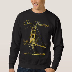 Sweatshirt San Francisco California Golden Gate Bridge Vintag