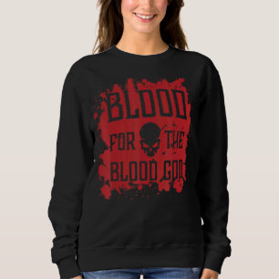 Sweatshirt Sang Du Crâne Mal Pour Le Sang Dieu Enfer Démon Bl