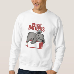 Sweatshirt Sans batteries
