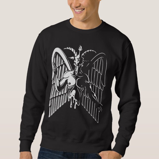 Sweatshirt Satanic Baphomet (Devant)