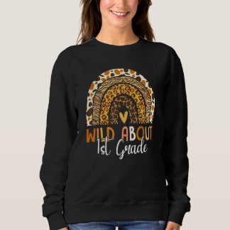 Sweatshirt Sauvage Environ Enseignant De 1Ere Année Retour À