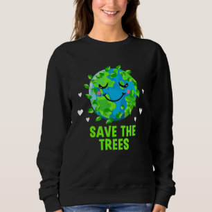 Sweatshirt Sauver les Arbres Écologie Forestière Écosystème d