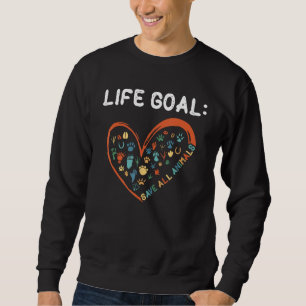 Sweatshirt Sauvez Tous Les Animaux, Secourt De La Faune, Resc
