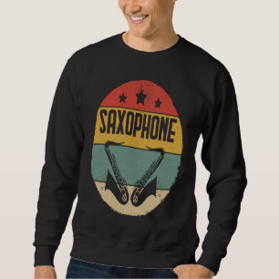 Sweatshirt Saxophone Saxaphone Player Musique Jazz Tenor 10