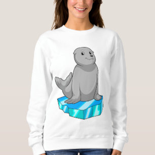 Sweatshirt Sceau avec flocons de glace