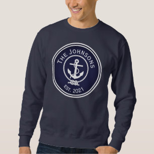 Sweatshirt Sceau nautique Ancre  