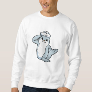 Sweatshirt Sceller comme marin avec casquette marin