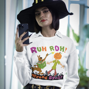 Sweatshirt Scooby-Doo Ruh Roh ! Mauvais sort !