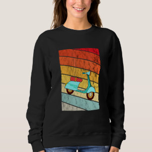 Sweatshirt Scooter électrique Vintage Retro Sunset Electric M