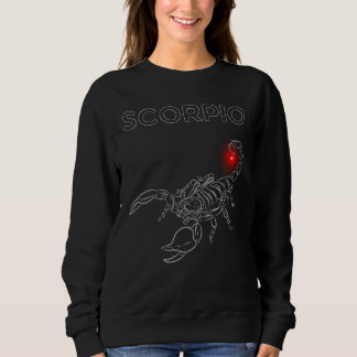 Sweatshirt Scorpion Astrologie Sombre | Zodiaque Occulte Mini