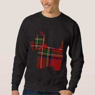 Sweatshirt Scottie Dog Scottish Terrier Royal Stewart Tartan