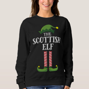 Sweatshirt Scottish Elf Matching Family Christmas Party