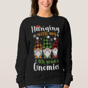 Sweatshirt Se pendre avec les nanas Gnome Noël Noël Noël Noël