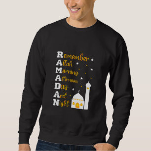 Sweatshirt Se souvenir d'Allah matin et soir Ramadan