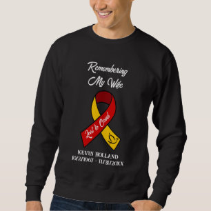 Sweatshirt Se souvenir de ma femme Lost to Covid Memorial