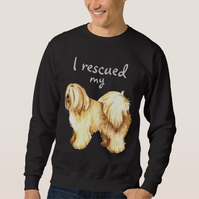 Sweatshirt Secourir le Terrier tibétain (Devant)
