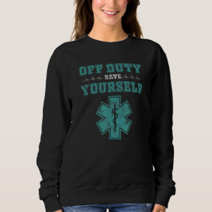 Sweatshirt Secouriste médical de premier répondant EMT non en
