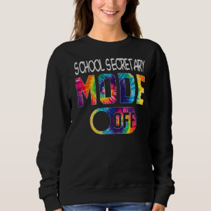 Sweatshirt Secrétaire D'École Mode Désactivé Joyeux Dernier J