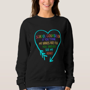 Sweatshirt Semaine du conseiller scolaire Enseignant Vintage 