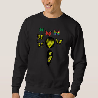 Sweatshirt Semicolon Sensibilisation à la santé mentale