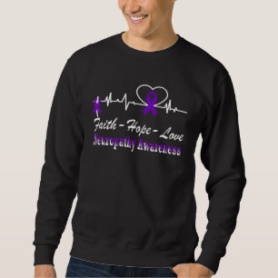 Sweatshirt Sensibilisation à la neuropathie battement de coeu