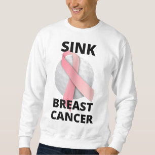 Sweatshirt Sensibilisation au cancer du sein au golf