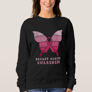 Sweatshirt Sensibilisation au cancer du sein Bouton rose Bout