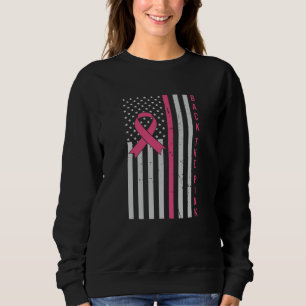 Sweatshirt Sensibilisation au cancer du sein Retour Le Patrio