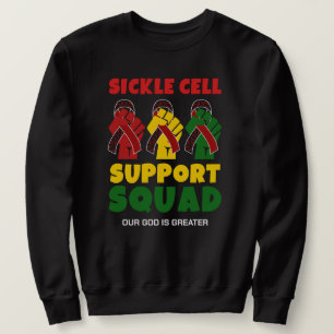 Sweatshirt Sensibilisation aux cellules de faucille SOUTIEN c