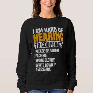 Sweatshirt Sensibilisation des sourds Aide auditive Implant A