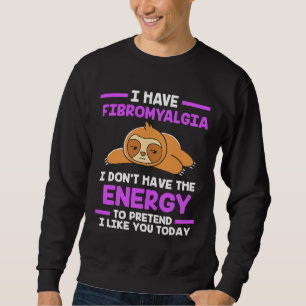 Sweatshirt Sensibilisation drôle à la fibre de fentes