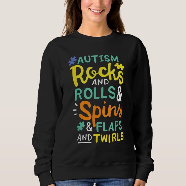 Sweatshirt Sensibilisation sur l'autisme (Devant)