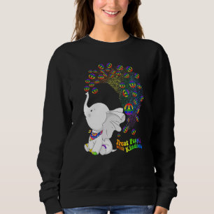 Sweatshirt Sensibilisation sur l'autisme éléphante Traiter le