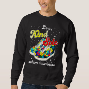 Sweatshirt Sensibilisation sur l'autisme Puzzle Chaussures Êt
