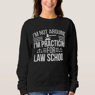 Sweatshirt S'entraînant pour l'école de droit Étudiant en dro