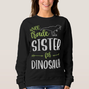 Sweatshirt Sera Échange Soeur Pour Dinosaur Matching Family F