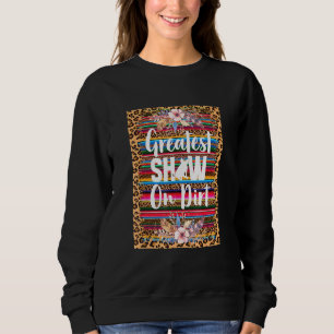 Sweatshirt Serape Bétail Pays Foire Pour Rodéo Bétail