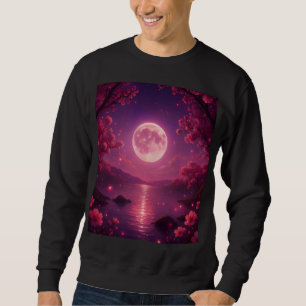 Sweatshirt Sérénité des Cerisiers sous la Lune
