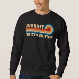 Sweatshirt SHARKEY Nom Retro Vintage 80s 90s Anniversaire Reu