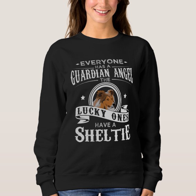 Sweatshirt Sheltie Chien Propriétaire Drôle Drôle Idée cadeau (Devant)