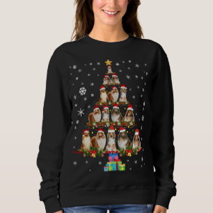 Sweatshirt Shetland Sheepdog Christmas Tree Funny Sheltie Xma
