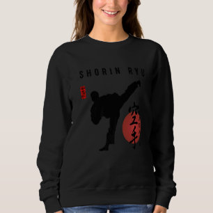 Sweatshirt Shorin Ryu Karate Instructeur japonais Kanji Calli
