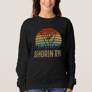 Sweatshirt Shorin Ryu Karate Main Sunset Martial Art Vintage