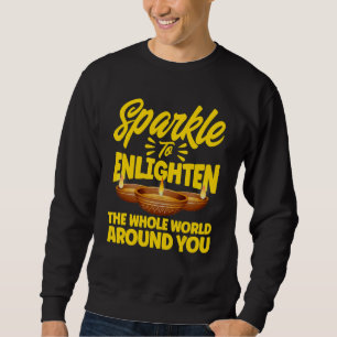 Sweatshirt Shubh Deepalawi S'Éclaira À Tout Le Monde D