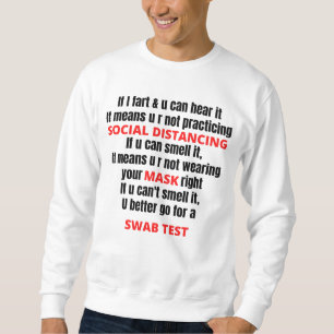 Sweatshirt Si Je Pense Et Que Vous Pouvez L'Entendre