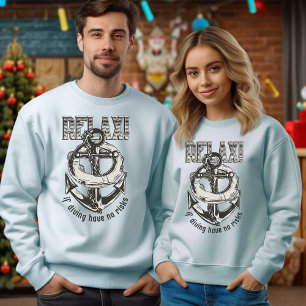 Sweatshirt Si la plongée n'a aucun risque : T-Shirt Relax