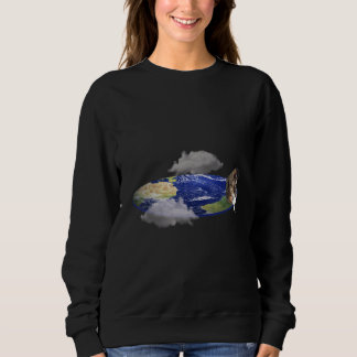 Sweatshirt Si La Terre Était Des Chats Plats Auraient Poussé