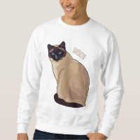 Siamese cat cartoon