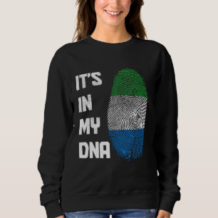 Sweatshirt Sierra Leone C'est dans mon ADN Flag Pride Africai