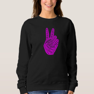 Sweatshirt Signal 9 pour la paix et non la guerre